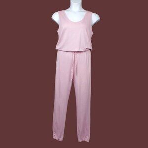Daily Ritual Womens Sleeveless Pink Soft Jumpsuit Size M NWT